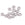 Grossiste en Perle heishi rondelle séparateur perlée fleur acier 3x1mm - Trou:1mm (20)