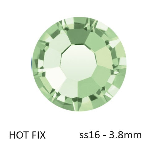 Achat Strass Hotfix Preciosa Chrysolite - ss16-3.8mm (60)