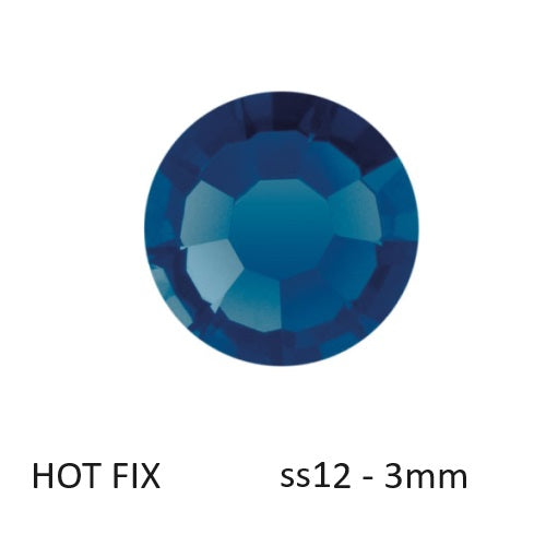 Achat Strass Hotfix Preciosa Montana - ss12-3mm (80)