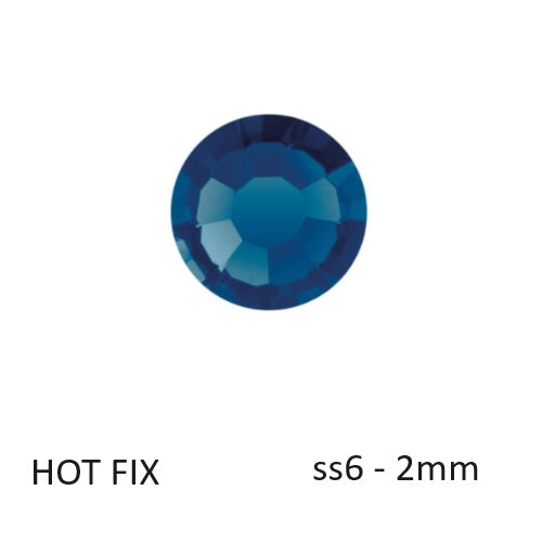 Achat Strass Hotfix Preciosa Montana - ss6-2mm (80)