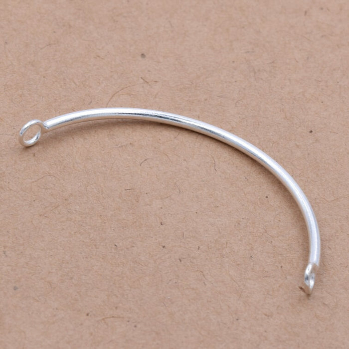 Demi-jonc pour bracelet argent 925 à personnaliser 46mm (1)