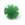 Vente au détail Pendentif fleur jade vert 22mm - trou 2mm (1)