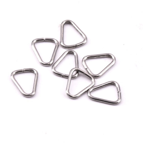 Bélière Triangle pour Pendentif Acier Inoxydable 7x5mm (5)