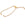 Vente au détail Chaîne Maille Trombone Pour Bracelet Acier Doré 15cm (1)