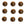 Grossiste en Perles Rondelles en Bois de noyer 7x8mm, Trou: 1,5mm (100)