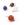 Grossiste en Breloques Perles Polygone Agate rouge teintée 8x9mm - Clou Laiton Doré (2)
