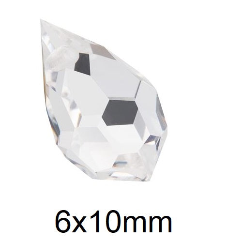 Achat Goutte Briolette 681 Preciosa Crystal - 6x10mm (2)