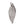 Grossiste en Pendentif véritable feuille d'orme galvanisée platine 50mm (1)