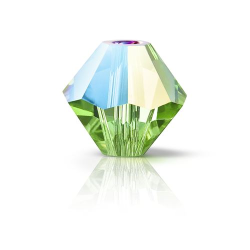 Achat Toupie Preciosa Peridot Glitter - 2,4x3mm (40)