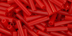 cc45 - perles Toho bugle 9mm opaque pepper red (10g)