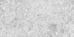 Achat cc1 - perles Toho cube 1.5mm transparent crystal (10g)