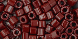 Achat cc46 - perles Toho cube 3mm opaque oxblood (10g)