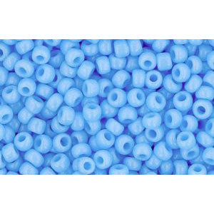 cc43 - perles de rocaille Toho 11/0 opaque blue turquoise (10g)