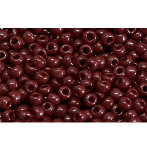 cc46 - perles de rocaille Toho 11/0 opaque oxblood (10g)