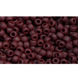 cc46f - perles de rocaille Toho 11/0 opaque frosted oxblood (10g)