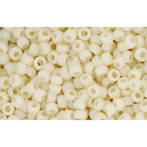 Achat cc51f - perles de rocaille Toho 11/0 opaque frosted light beige (10g)