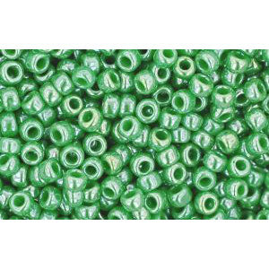 cc130 - perles de rocaille Toho 11/0 opaque lustered mint green (10g)