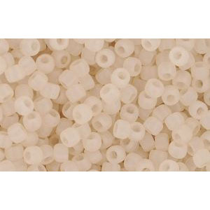 cc147f - perles de rocaille Toho 11/0 ceylon frosted light ivory (10g)