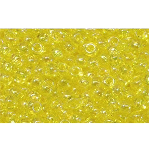 Achat cc175 - perles de rocaille Toho 11/0 trans-rainbow lemon (10g)