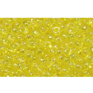 cc175 - perles de rocaille Toho 11/0 trans-rainbow lemon (10g)