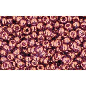 cc202 - perles de rocaille Toho 11/0 gold lustered lilac (10g)