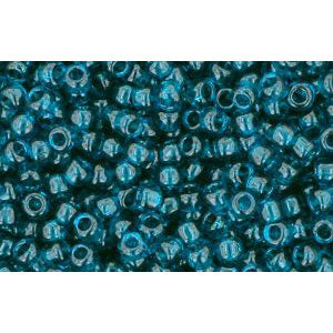 Achat cc7bd - perles de rocaille Toho 11/0 transparent capri blue (10g)