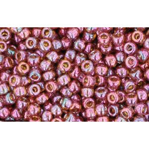 cc425 - perles de rocaille Toho 11/0 gold lustered marionberry (10g)
