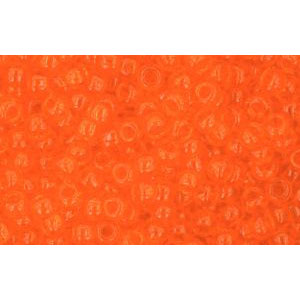 cc10b - perles de rocaille Toho 11/0 transparent hyacinth orange (10g)