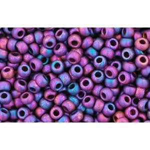 Achat cc515f - perles de rocaille Toho 11/0 higher métallic frosted mardi gras (10g)