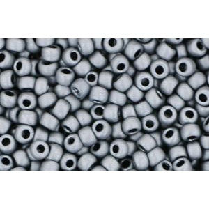 cc611 - perles de rocaille Toho 11/0 matt colour opaque grey (10g)