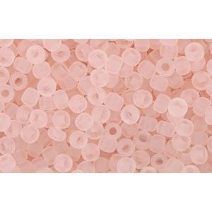 cc11f - perles de rocaille Toho 11/0 transparent frosted rosaline (10g)