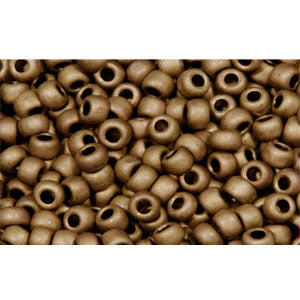 Cc702 - perles de rocaille Toho 11/0 matt colour dark copper (10g)