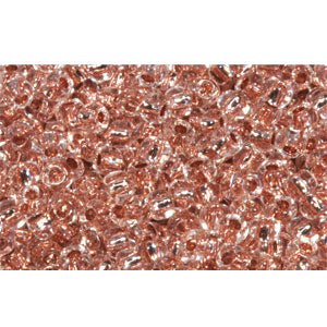 cc740 - perles de rocaille Toho 11/0 copper lined crystal (10g)