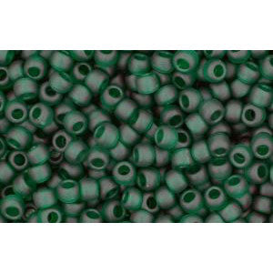 Achat cc939f - perles de rocaille Toho 11/0 transparent frosted green emerald (10g)