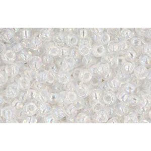 Achat cc1 - perles de rocaille Toho 11/0 transparent crystal (10g)