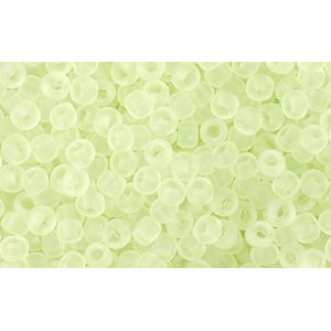 cc15f - perles de rocaille Toho 11/0 transparent frosted citrus spritz (10g)