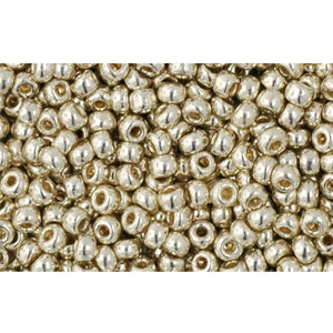 Achat ccpf558 - perles de rocaille Toho 11/0 galvanized aluminum (10g)