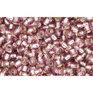 cc26 - perles de rocaille Toho 11/0 silver lined light amethyst (10g)