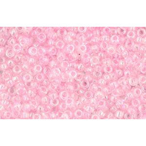 cc171d - perles de rocaille Toho 15/0 trans-rainbow ballerina pink (5g)