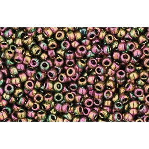 cc509 - perles de rocaille Toho 15/0 higher métallic purple/green iris (5g)