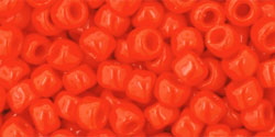 cc50 - perles de rocaille Toho 6/0 opaque sunset orange (10g)