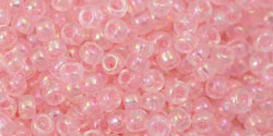 cc171 - perles de rocaille Toho 8/0 dyed rainbow ballerina pink (10g)