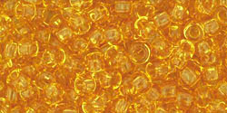 cc2 - perles de rocaille Toho 8/0 transparent light topaz (10g)