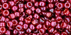 cc332 - perles de rocaille Toho 8/0 gold lustered raspberry (10g)