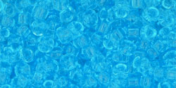 cc3 - perles de rocaille Toho 8/0 transparent aquamarine (10g)