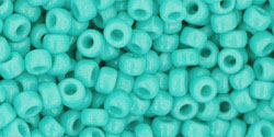 Achat cc55 - perles de rocaille Toho 8/0 opaque turquoise (10g)