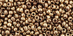Achat cc1705 - perles de rocaille Toho 11/0 gilded marble brown (10g)