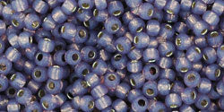 cc2124 - perles de rocaille Toho 11/0 silver lined milky lavender (10g)