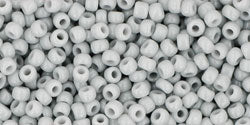 cc53 - perles de rocaille Toho 11/0 opaque grey (10g)