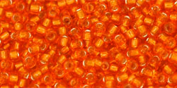 Achat cc30b - perles de rocaille Toho 15/0 silver lined hyacinth orange (5g)